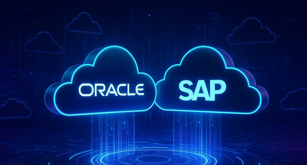 20250617 1419 Futuristic Cloud ERP simple compose 01jxzn7f5jfqas1n13dr0yhnc7 for ERP migration