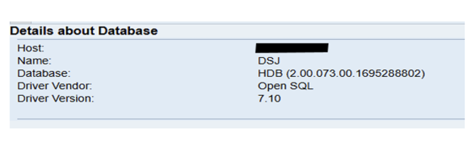 Architecture diagram showing application, database and connectivity layers